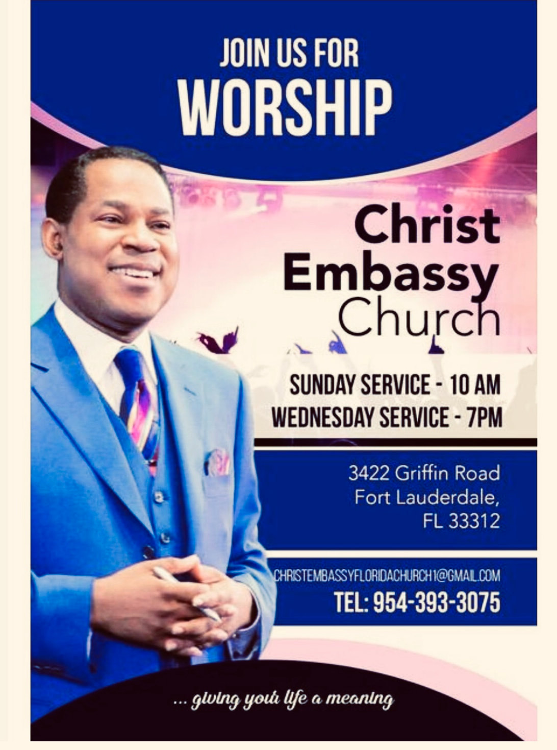 Welcome To Christ Embassy Florida Home [ 1469 x 1092 Pixel ]